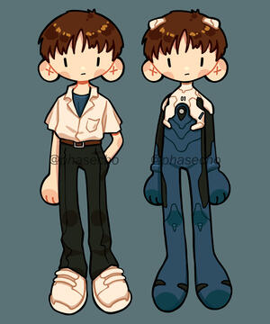 Shinji from Neon Genesis Evangelion
